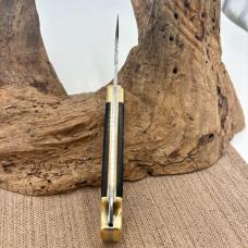 Buck 110 USA 2023 Clip Point Lock Back Hunting Wood Handle Folding Knife (177)