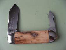 CASE CLASSIC 1995 FIGHTING ELEPHANT TOE BARK IVORY MASTADON 1 OF 4