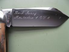 CASE CLASSIC 1995 FIGHTING ELEPHANT TOE BARK IVORY MASTADON 1 OF 4