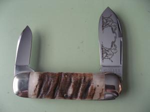 CASE CLASSIC 1996 FIGHTING ELEPHANT TOE RAMS SHEEPHORN 1 OF3