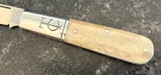 Great Eastern Cutlery Tidioute 153117 Sheepfoot Barlow Smooth Bone, Rare 1 of 10 TC Barlow GEC 15