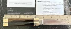 Parker Gypsy Balisong Butterfly Knife, Beautiful Horn Scales, Japan, Unused