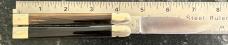Parker Gypsy Balisong Butterfly Knife, Beautiful Horn Scales, Japan, Unused