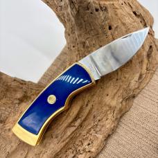 Franklin Mint Eagle of Freedom Collectors Knife with Stainless Blade (557A)