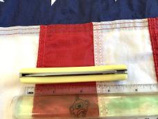 Case xx 3 & 3/4” Sod Buster Jr (MDL# 3137) Knife with Yellow Synthetic Handles -NOS in Orig box