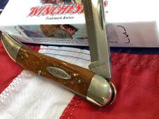 1992 Winchester Large Toothpick By Blue Grass Cutlery (Mdl# 1936) w/ Brown Bone Handles