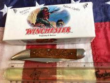 1992 Winchester Large Toothpick By Blue Grass Cutlery (Mdl# 1936) w/ Brown Bone Handles
