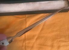 2002 Case XX Natural Bone Script Shield Letter Opener.  Never used and in Mint Condition!