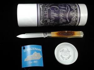 Titusville Cutlery Iron Furnace Jigged Bone Lexingtonian Coffin Jack Knife Rare 1 of 30 COA USA Made
