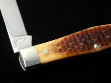 Titusville Cutlery Iron Furnace Jigged Bone Lexingtonian Coffin Jack Knife Rare 1 of 30 COA USA Made