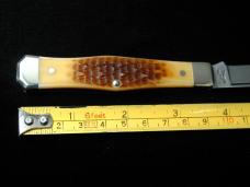 Titusville Cutlery Iron Furnace Jigged Bone Lexingtonian Coffin Jack Knife Rare 1 of 30 COA USA Made