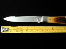Titusville Cutlery Iron Furnace Jigged Bone Lexingtonian Coffin Jack Knife Rare 1 of 30 COA USA Made