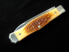 Titusville Cutlery Iron Furnace Jigged Bone Lexingtonian Coffin Jack Knife Rare 1 of 30 COA USA Made