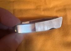 Gerber/Sakai Silver Knight Mother of Pearl Lockback. Beautiful knife in Mint Condition!