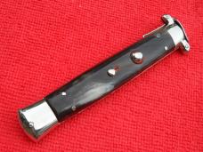  Rare Vintage Italian OTF trapdoor switchblade knife Brazilian horn -Reverse door