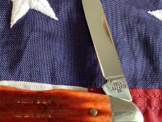 Case xx Collectors Club Life Member 2010 Half Whittler (Mdl# 62046 1/2) w/ Orangish Bone Handles