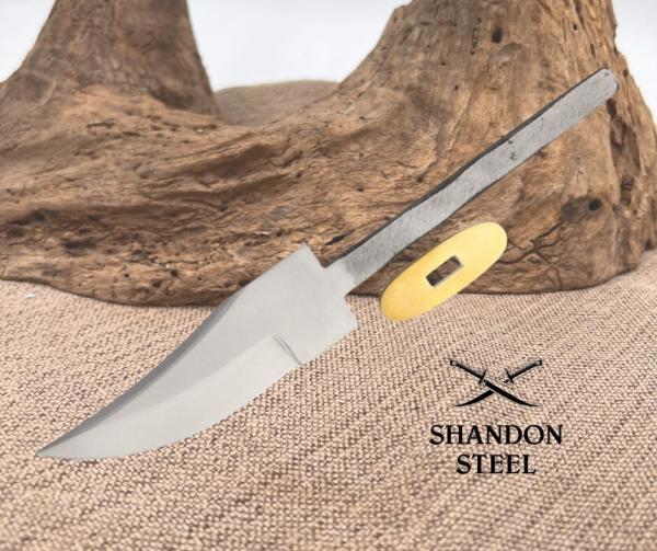 Knife Blade New Knife Making Short Clip Point BL050 Knife Blade. 8.5" overall 4"