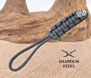 Bestech Knives Bestechman Lanyard Black Paracord Folding Pocket Knife M08A