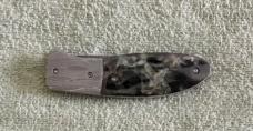 Custom Frank J Dilluvio Damascus Liner Lock Knife Mint