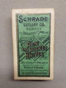 Original Schrade Cut Co Switchblade Knife Box