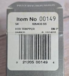 2012 Case XX Amber Bone Trapper Hunter