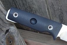 Medford San-Pro Series Fixed Blade Knife Black G-10 3V Blade Leather Sheath - New