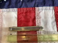 Vintage 1985 Hand Made Bulldog Brand 4” Trapper w/ Stag Handles & Our Best Blade Etch -NOS