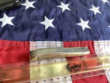 Vintage 1985 Hand Made Bulldog Brand 4” Trapper w/ Stag Handles & Our Best Blade Etch -NOS