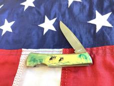 Case xx 1984 Medium Lockback (mdl# 059L SS) w/ Migrating Elk Synthetic Handles -NOS