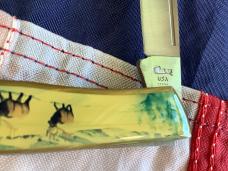 Case xx 1984 Medium Lockback (mdl# 059L SS) w/ Migrating Elk Synthetic Handles -NOS