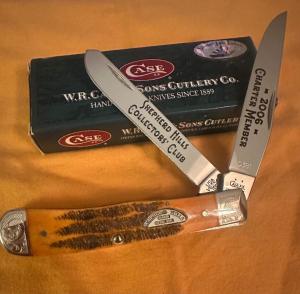 2006 Case XX Autumn Orange Vintage Bone Trapper Shepherd Hills Club Exclusive wSerial amp Scrolls