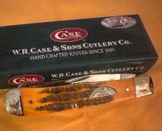 2006 Case XX Autumn Orange Vintage Bone Trapper. Shepherd Hills Club Exclusive w/Serial # & Scrolls.