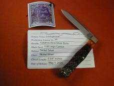 Titusville Cutlery Catalina Wine Bone Lexingtonian Coffin Jack Knife Rare 1 of 30 COA USA Made
