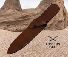 Rambo Last Blood Heartstopper 15" Bowie Fixed Blade Knife w Sheath NIB RB9415