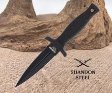 Schrade Needle Double Edged Full Tang Dagger Throwing Boot Fixed Blade Knife NIB