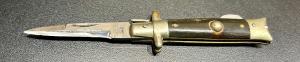 Vintage Valor False Button Mini Manual Lockback Stiletto