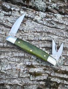 GEC TIDIOUTE ** 620324 SMOOTH GREEN BANANA BONE POCKET CARVER