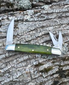 GEC TIDIOUTE ** 620324 SMOOTH GREEN BANANA BONE POCKET CARVER
