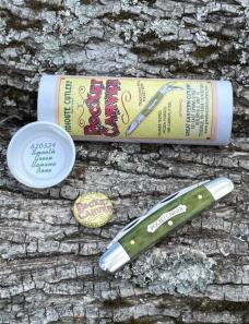 GEC TIDIOUTE ** 620324 SMOOTH GREEN BANANA BONE POCKET CARVER