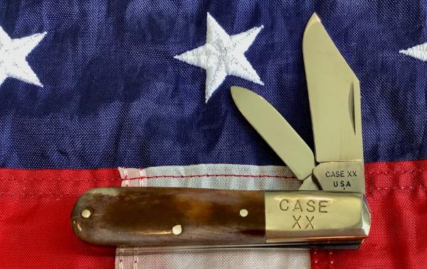 Case xx 1979 Barlow w/ Appaloosa Bone Handles Mdl#A62009 1/2  -NOS