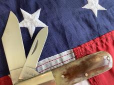 Case xx 1979 Barlow w/ Appaloosa Bone Handles Mdl#A62009 1/2  -NOS
