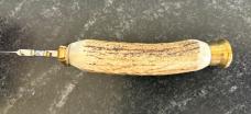Beautiful Graham Clayton Digby's Stag Fixed Blade Knife, Sheffield England