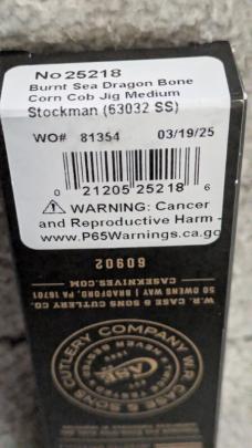 Case XX 2025 Medium Stockman Sea Dragon SFO