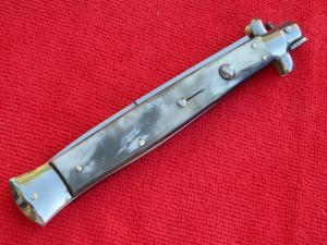 New Beltrame 13" Italian Stiletto Brazilian-Horn Handles- SS Bayonet grind Blade