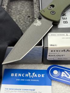 Benchmade 537GY-1 Bailout Prototype Oct 2019 New In Box Made In USA