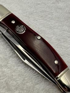 United Boker Solingen Germany Vintage UC914 Red- Injun Copperhead 2 Blade (#8)