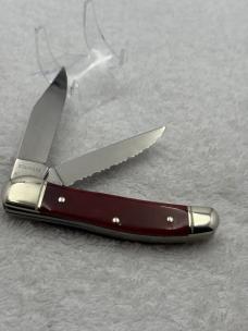 United Boker Solingen Germany Vintage UC914 Red- Injun Copperhead 2 Blade (#8)