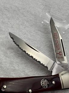 United Boker Solingen Germany Vintage UC914 Red- Injun Copperhead 2 Blade (#8)