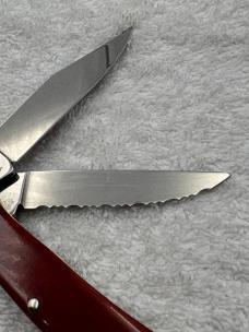 United Boker Solingen Germany Vintage UC914 Red- Injun Copperhead 2 Blade (#8)