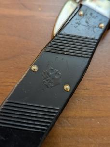 VINTAGE GERMAN EICKHORN "60" OTF TRAP DOOR GRAVITY KNIFE 